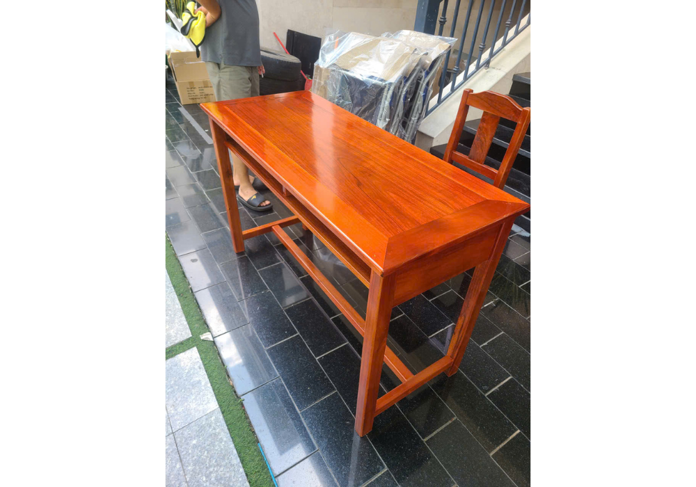 Bàn Ghế Học Sinh Gỗ Tự Nhiên BHS502